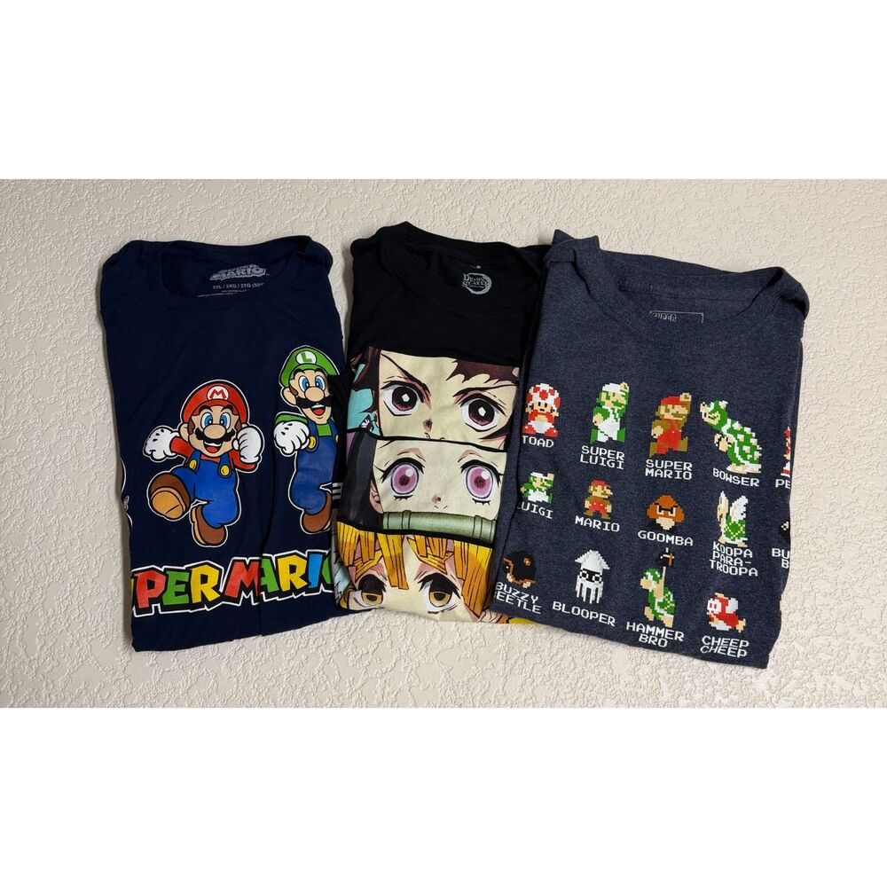 Graphic T-Shirt Bundle Lot of 3 Size 2XL